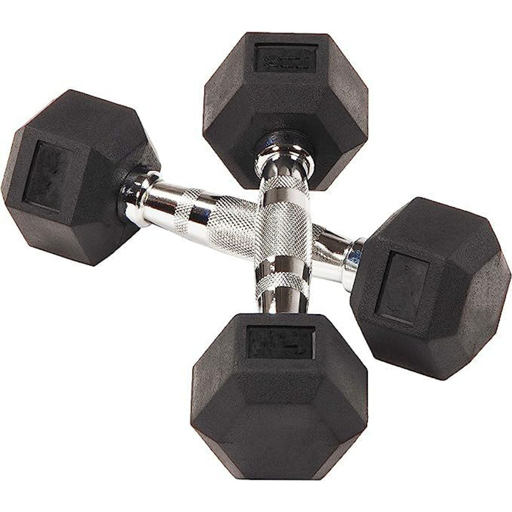 Dumbbell Set - 2X 10kg hex weights