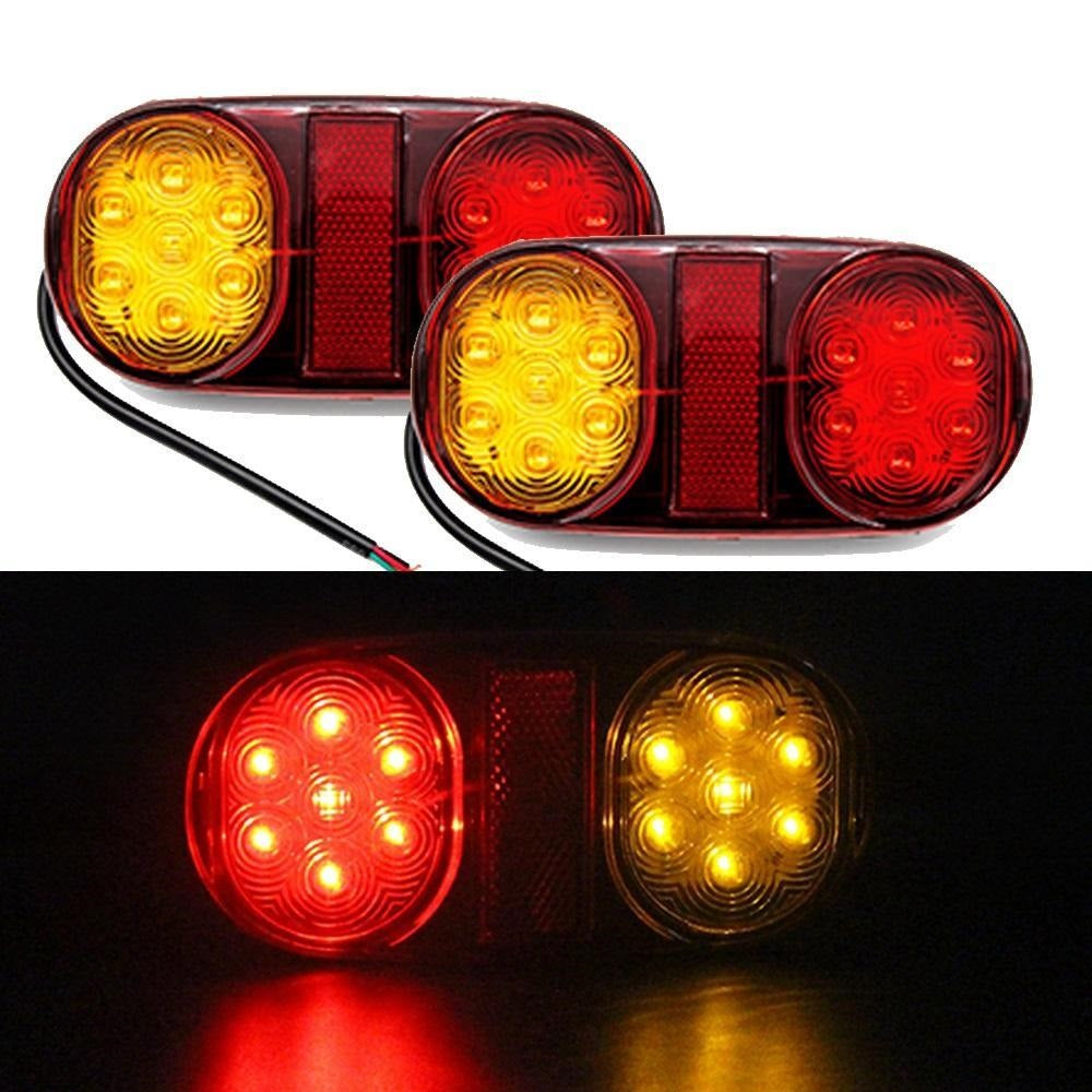 2 Pcs 14 LED Truck Trailer Light