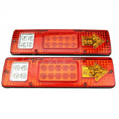 LED trailer tail light showing front view with 19 LEDs