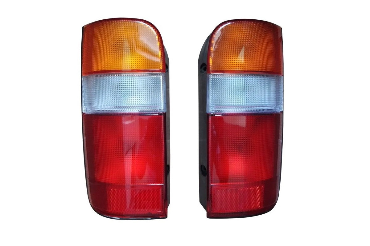 Toyota Hiace tail light right side red lens close up