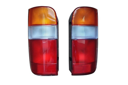 Toyota Hiace tail light right side red lens close up