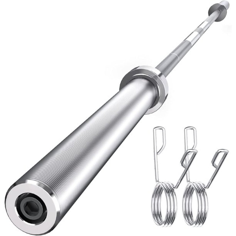 Olympic barbell bar 180cm full length steel construction