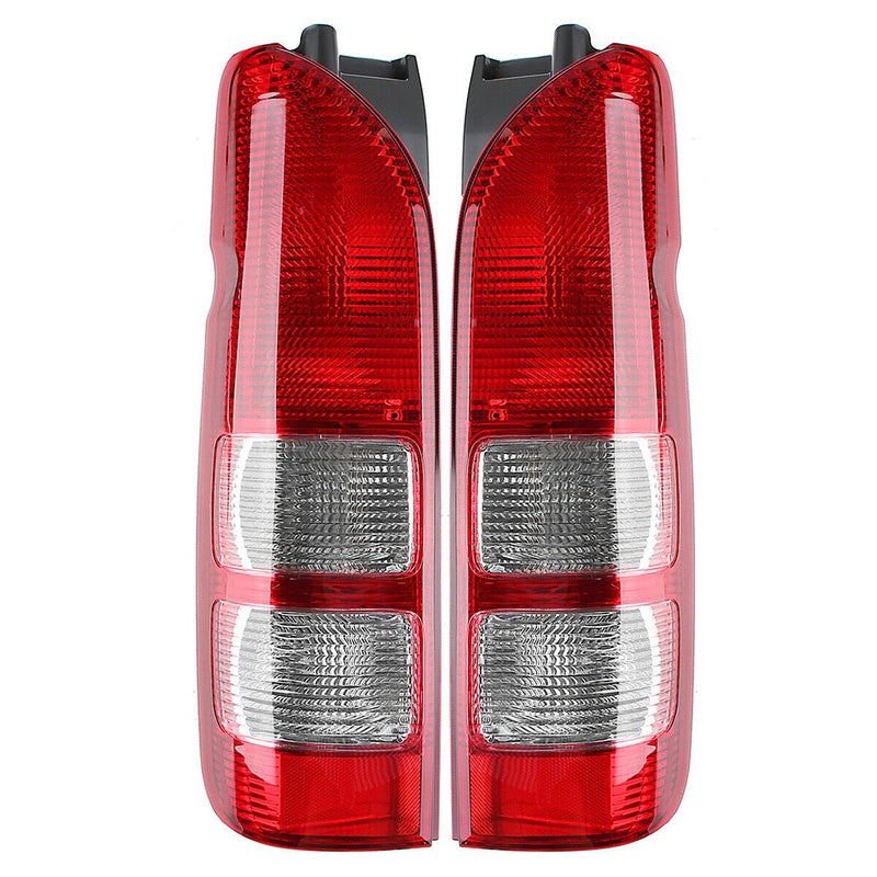 Toyota Hiace tail light set showing left side view in red
