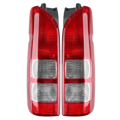 Toyota Hiace tail light set showing left side view in red