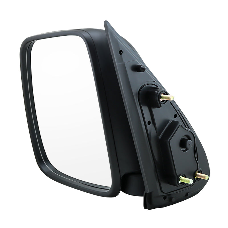 Toyota Hiace left mirror showing reflective glass surface