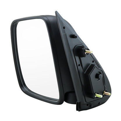 Toyota Hiace left mirror showing reflective glass surface