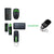 Merlin replacement remote control 20 front view in black colour