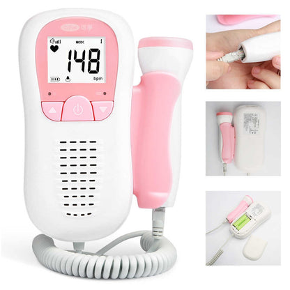 Fetal Doppler Ultrasound Baby Heartbeat Detector