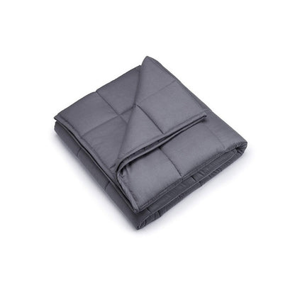 Weighted blanket Queen size 75KG in soft grey microfibre