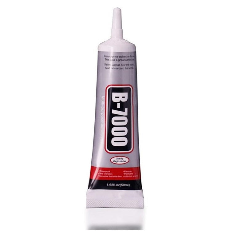 Glue Adhesive B7000 bottle showing 50ml volume