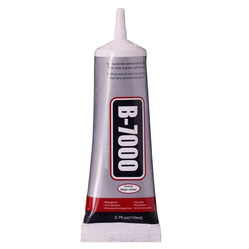 Glue Adhesive B-7000 bottle showing 110ml volume
