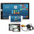 Car stereo with reverse camera front view showing touch screen