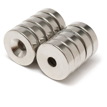 Neodymium magnet 20mm diameter showing front face