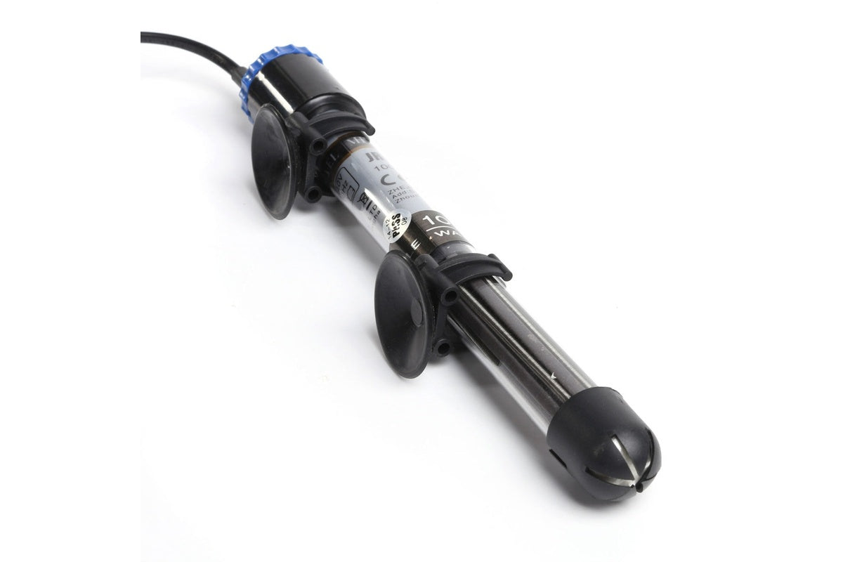 Close up of aquarium heater 200W temperature control dial