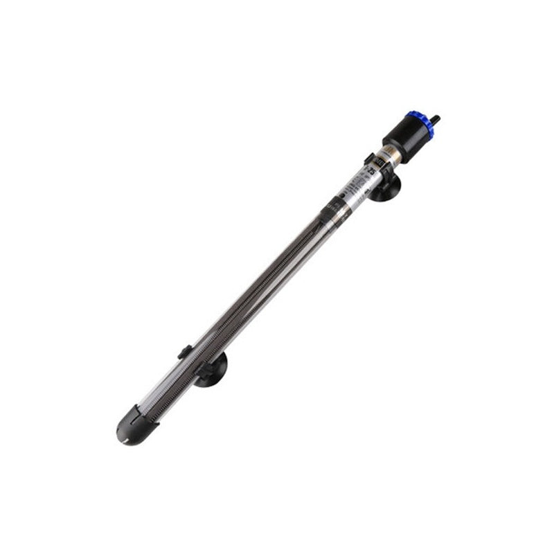Aquarium water warmer 500W showing glass heater tube