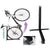 Bike storage rack bike stand showing black iron frame