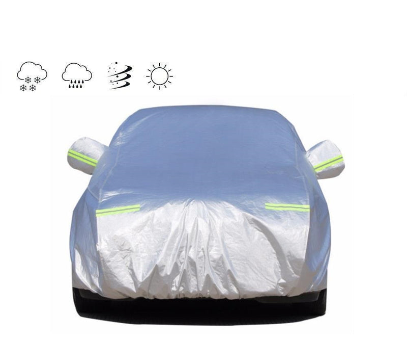 Aluminum Layer Car Cover for Hatchback 2XXL