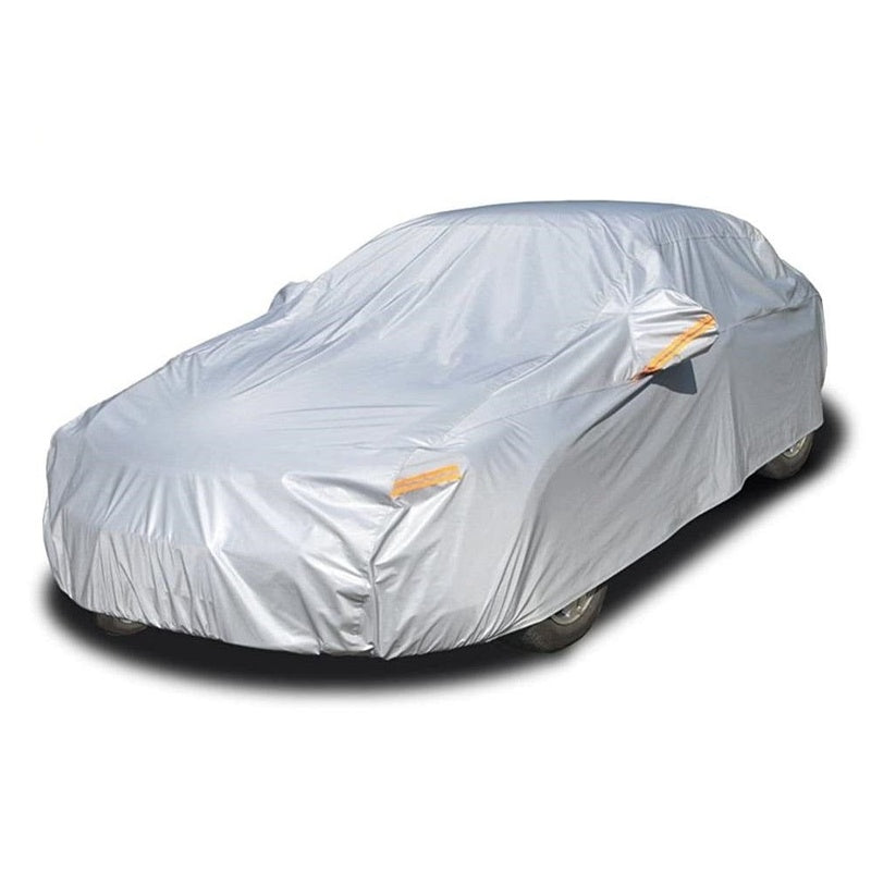 3XXL aluminium car cover on large sedan side view