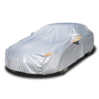 3XXL aluminium car cover on large sedan side view