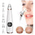 Electric blackhead remover showing white body and ergonomic design