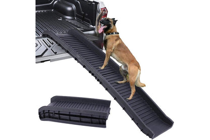 Close up of anti-slip surface on dog ramp pet stairs