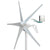 Wind turbine generator 12V showing five white nylon blades