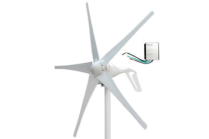 Close up of aluminium alloy body on wind turbine generator