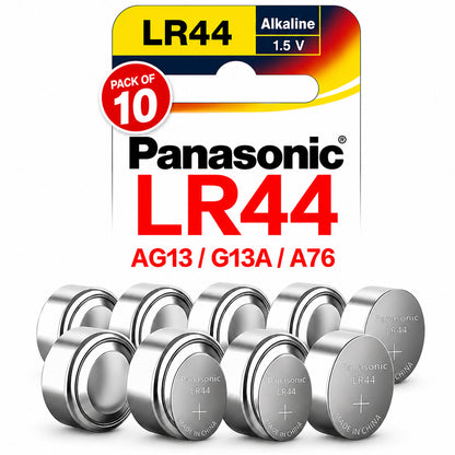 Panasonic LR44 Batteries 10pk