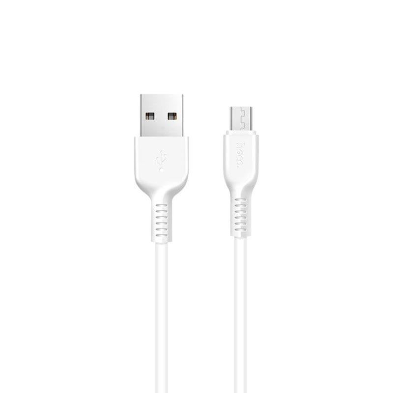 HOCO Flash Micro Charging Cable White 1 Meter