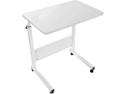 Laptop computer desk showing C-shaped design for sofa use