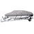 Boat cover 600D Oxford cloth in grey showing full length