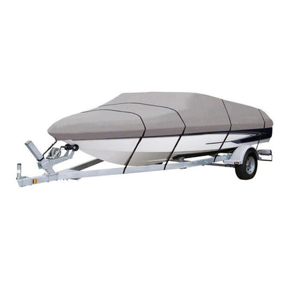 Boat cover 600D Oxford cloth in grey for 20-22ft boats