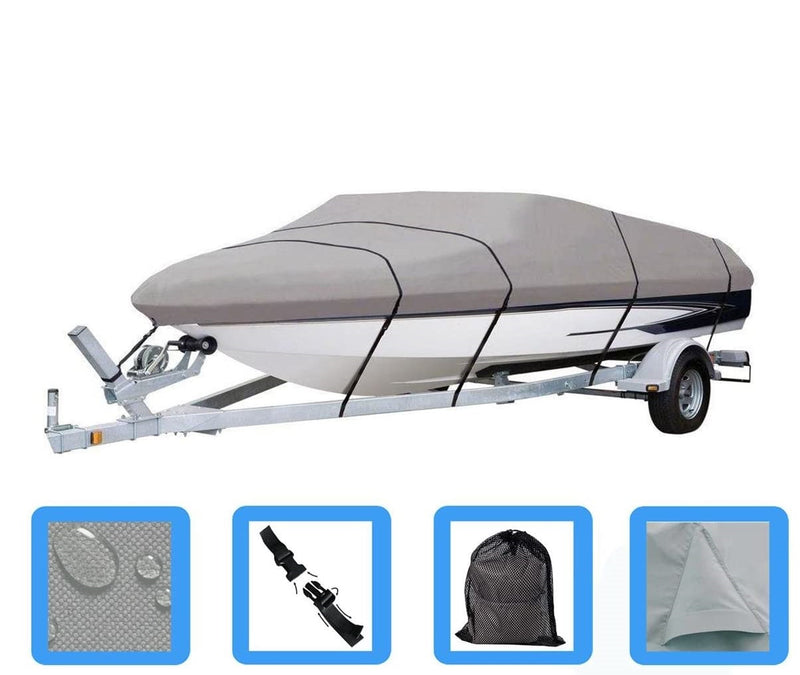 Boat Cover 600D(20-22ft) Gray