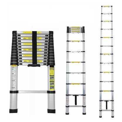 Telescopic Ladder 3.8m Aluminium Extension Ladder
