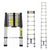 Telescopic ladder 38m aluminium ladder fully extended