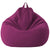 BeanBag cover purple colour front view showing fabric texture