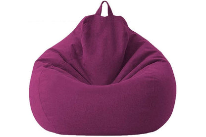 Side angle of BeanBag cover 100x120cm size for indoor use