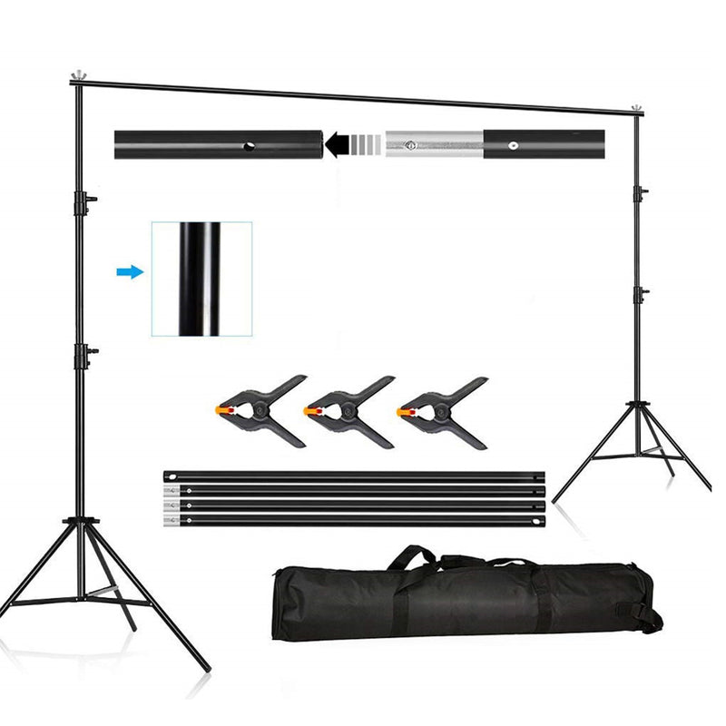 Background Backdrop Stand Adjustable Photo Studio Backdrop Stand