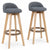 Bar Stools Chair High Feet European Modern Bar Stools Chairs Gray color