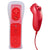 Wii remote replacement controller in black with silicone case
