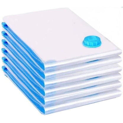 Vacuum storage bag 80x120cm showing clear material and double zip seal