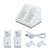 Wii controller charger docking station in white plastic