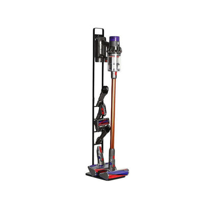 Freestanding vacuum stand for Dyson V6 showing full height