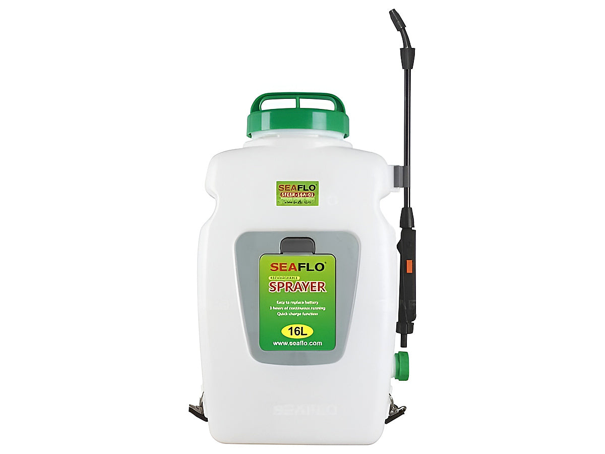 Rechargeable back pack sprayer with brass lance and wide neck