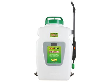 Rechargeable back pack sprayer with brass lance and wide neck