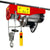 Electric hoist winch 300kg side view showing cast iron housing