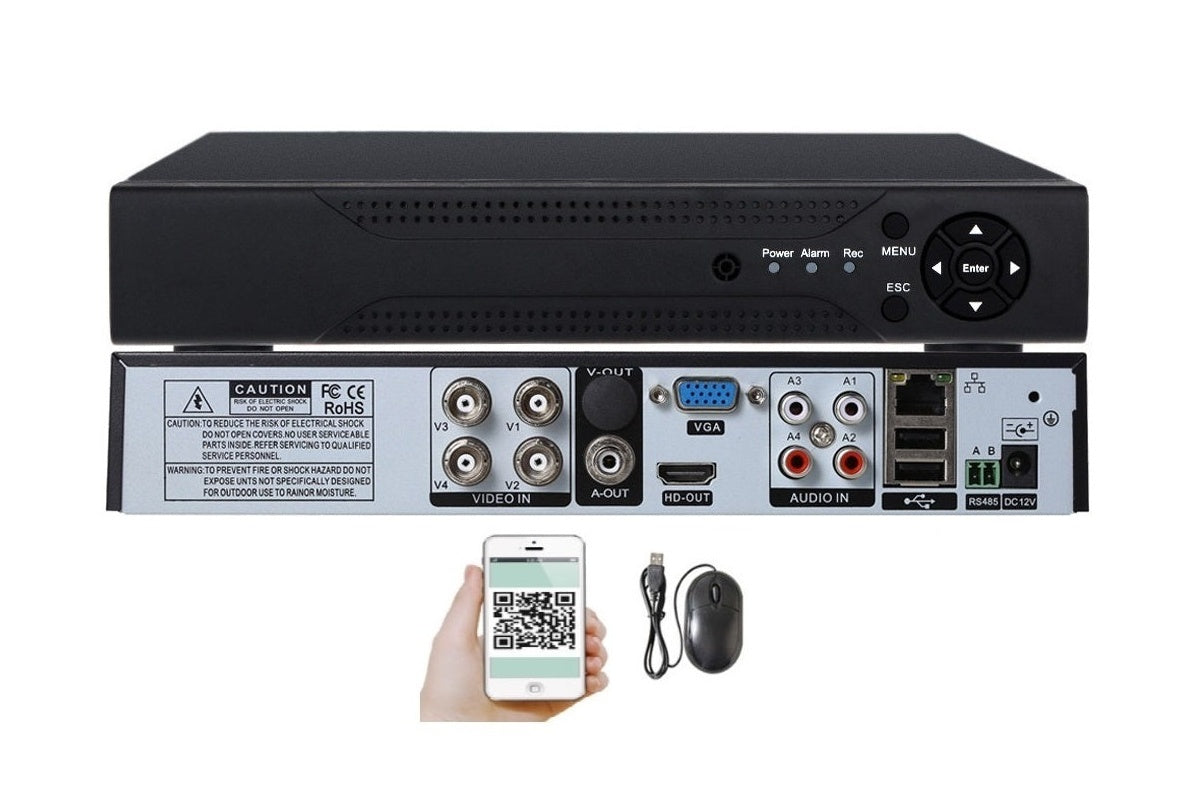 DVR 4CH Digital video recorder CCTV Camera System