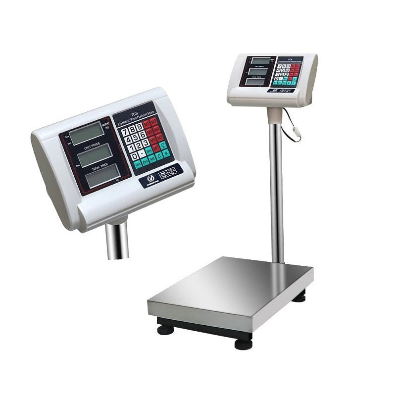 Digital platform scale electronic scale 200kg showing stainless steel platform