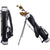 Golf travel bag with stand showing black and red colour