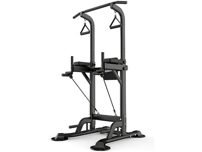 Power Tower Pull Up Bar Dip Station Bench